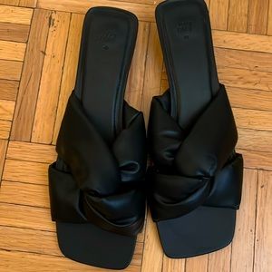 H&M kitten heel dressy sandals